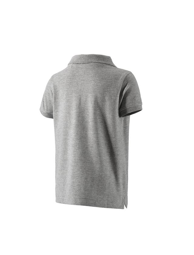 Koszulki | Pulower | Bluzki: e.s. Koszulka polo cotton stretch, dziecięca + szary melanżowy 1