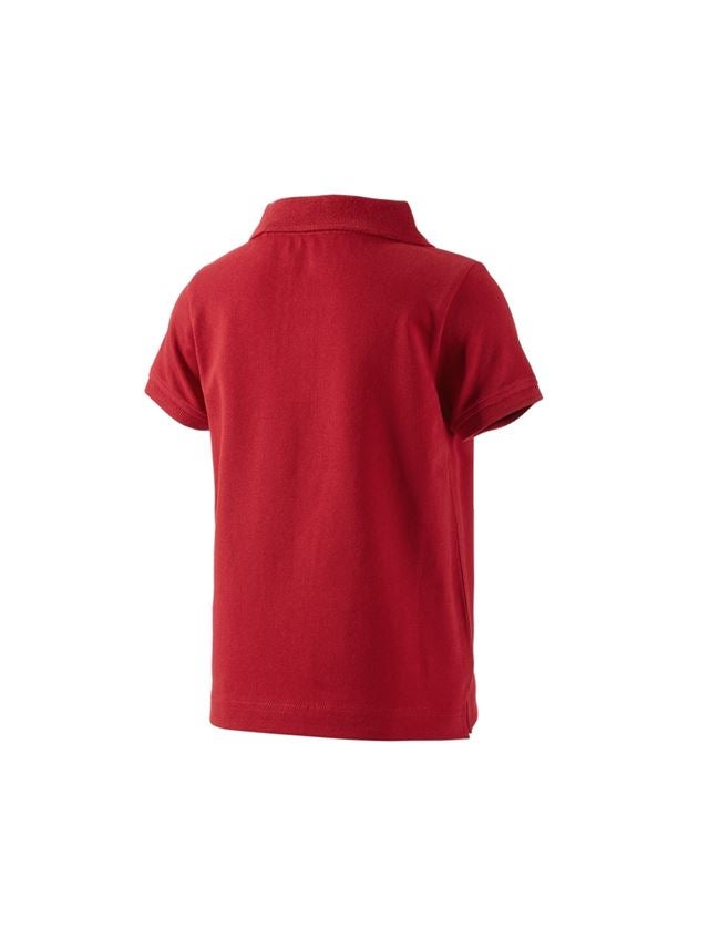 Tematy: e.s. Koszulka polo cotton stretch, dziecięca + ognistoczerwony 1