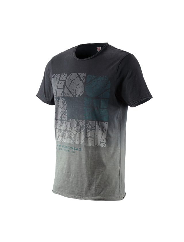 Koszulki | Pulower | Koszule: e.s. Koszulka denim workwear + czerń żelazowa vintage