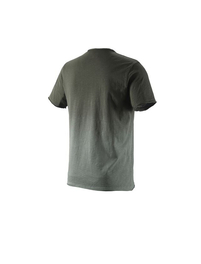 Tematy: e.s. Koszulka denim workwear + zielony kamuflażowy vintage 1