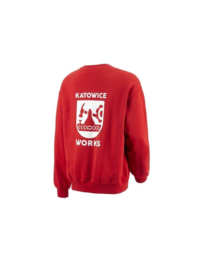 Koszulki | Pulower | Koszule: e.s.pop up sweatshirt katowice + strauss czerwony 3