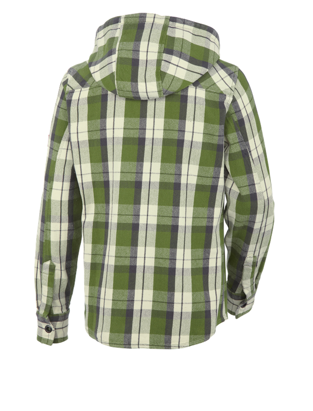 Koszulki | Pulower | Koszule: Koszula z kapturem e.s.roughtough + leśny/tytanowy/naturalny 3