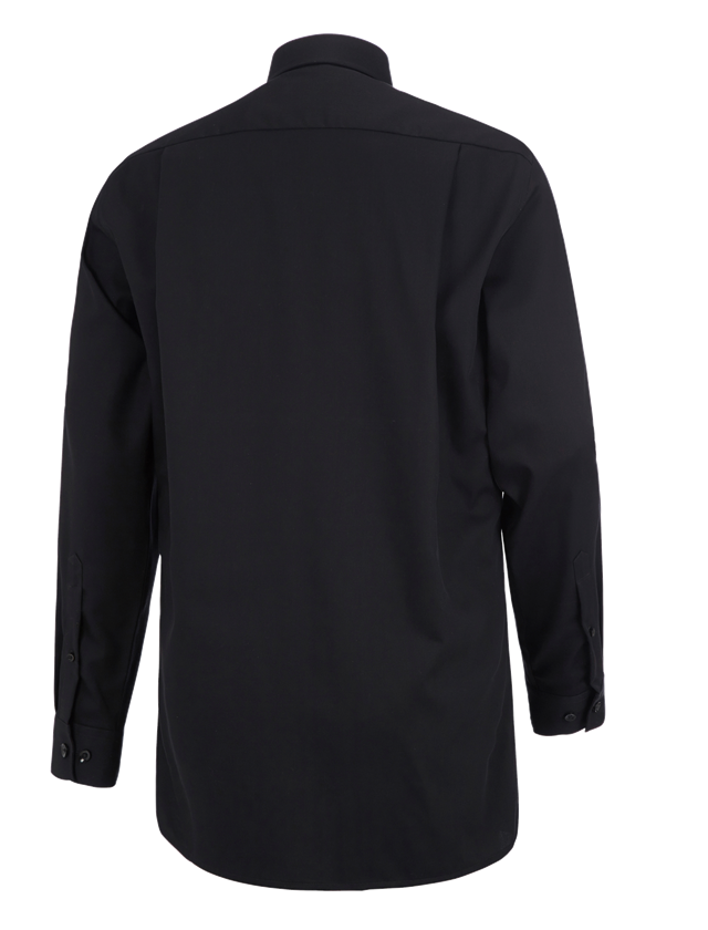 Koszulki | Pulower | Koszule: Koszula biznesowa e.s.comfort, długi rękaw + czarny 1