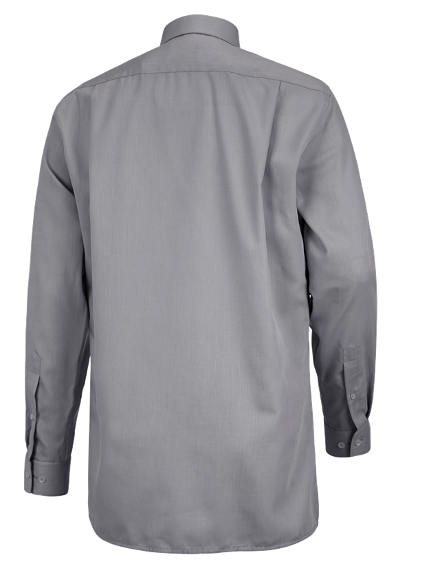 Koszulki | Pulower | Koszule: Koszula biznesowa e.s.comfort, długi rękaw + szary melanżowy 1