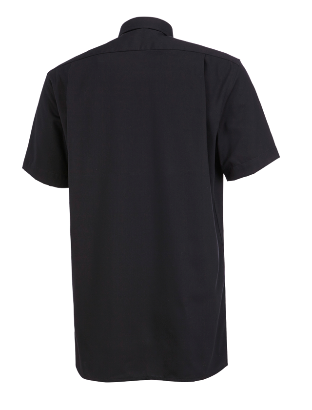 Koszulki | Pulower | Koszule: Koszula biznesowa e.s.comfort, krótki rękaw + czarny 1