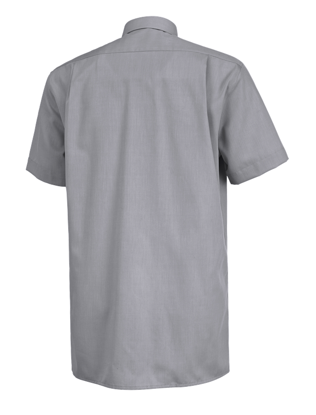 Koszulki | Pulower | Koszule: Koszula biznesowa e.s.comfort, krótki rękaw + szary melanżowy 1