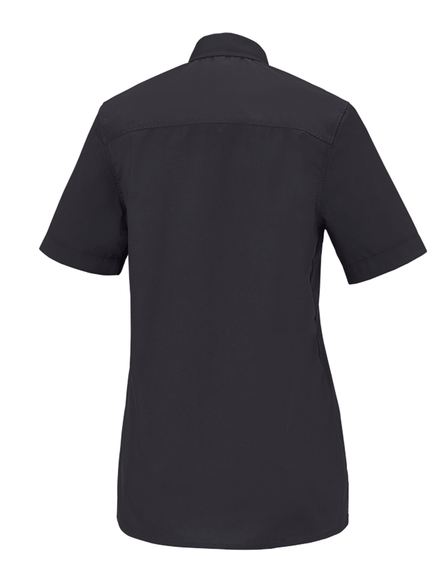 Koszulki | Pulower | Bluzki: e.s. Bluzka koszulowa kelnerska krótki rękaw + czarny 1