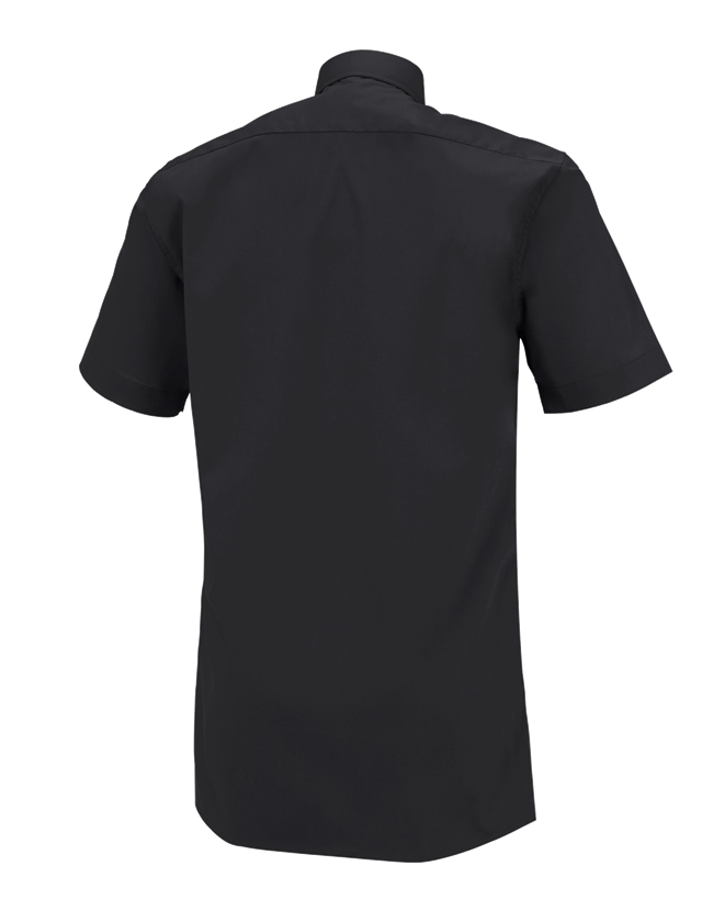 Koszulki | Pulower | Koszule: e.s. Koszula kelnerska krótki rękaw + czarny 1