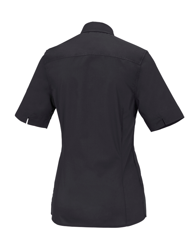 Koszulki | Pulower | Bluzki: Bluzka biznesowa e.s.comfort, krótki rękaw + czarny 1