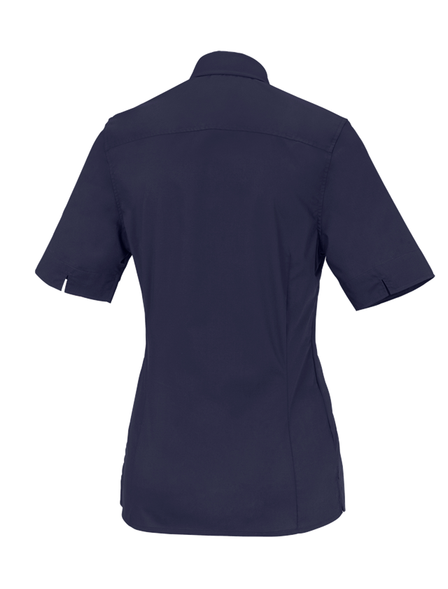 Koszulki | Pulower | Bluzki: Bluzka biznesowa e.s.comfort, krótki rękaw + granatowy 1