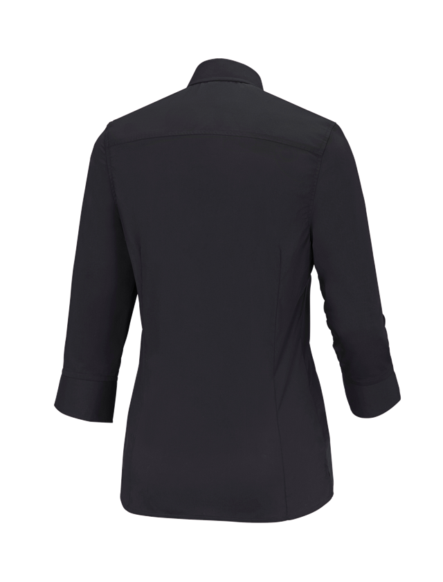 Koszulki | Pulower | Bluzki: Bluzka biznesowa e.s.comfort, rękaw 3/4 + czarny 1