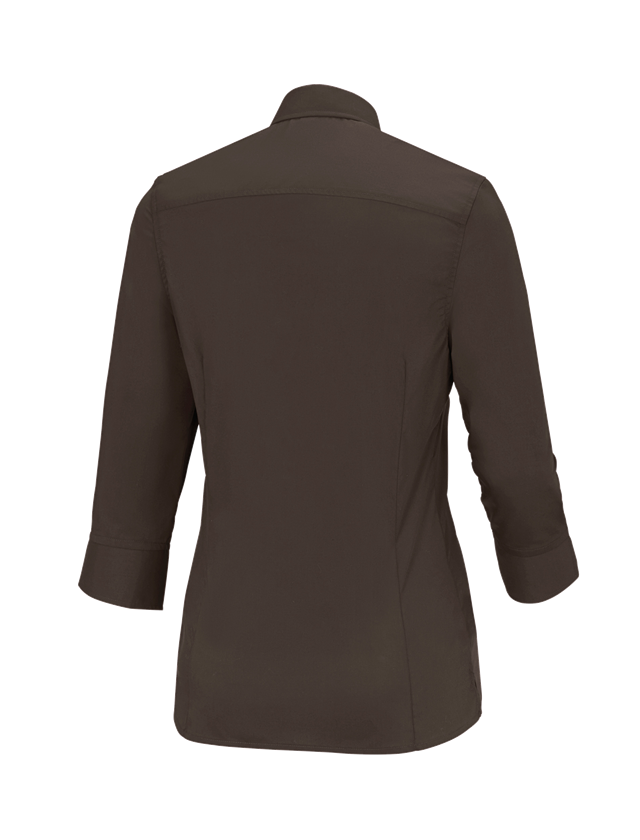 Koszulki | Pulower | Bluzki: Bluzka biznesowa e.s.comfort, rękaw 3/4 + kasztanowy 1