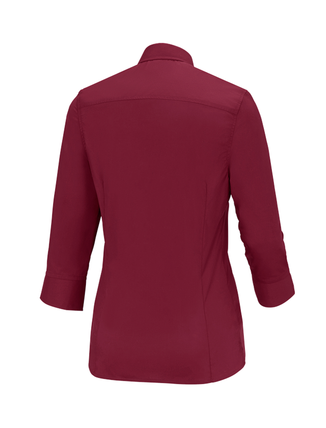 Koszulki | Pulower | Bluzki: Bluzka biznesowa e.s.comfort, rękaw 3/4 + rubinowy 1