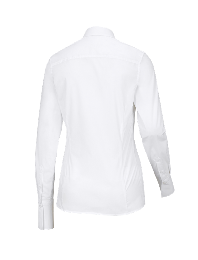 Koszulki | Pulower | Bluzki: Bluzka biznesowa e.s.comfort, długi rękaw + biały 1