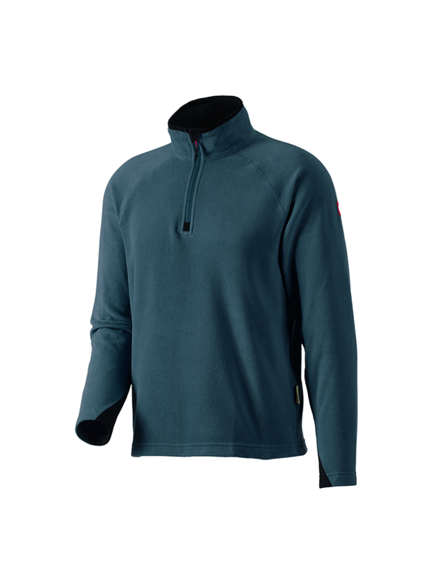 Koszulki | Pulower | Koszule: Bluza Troyer z mikropolaru dryplexx® micro + niebieski morski 2