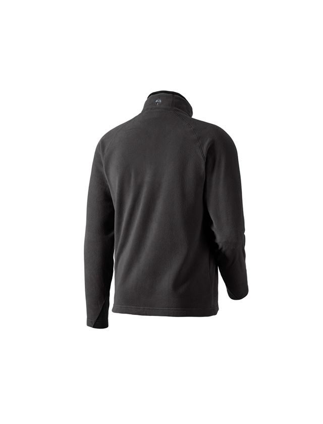 Koszulki | Pulower | Koszule: Bluza Troyer z mikropolaru dryplexx® micro + czarny 3