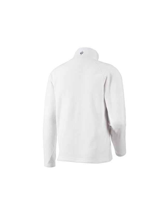 Ciesla / Stolarz: Bluza Troyer z mikropolaru dryplexx® micro + biały 1