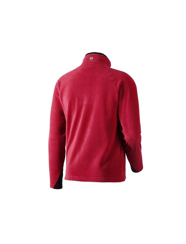Koszulki | Pulower | Koszule: Bluza Troyer z mikropolaru dryplexx® micro + czerwony 3