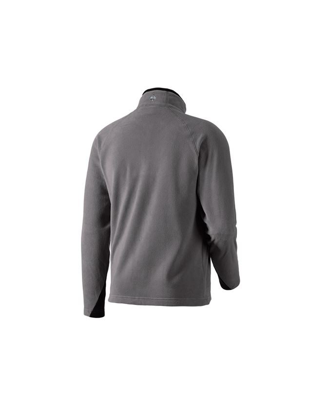 Koszulki | Pulower | Koszule: Bluza Troyer z mikropolaru dryplexx® micro + antracytowy 3