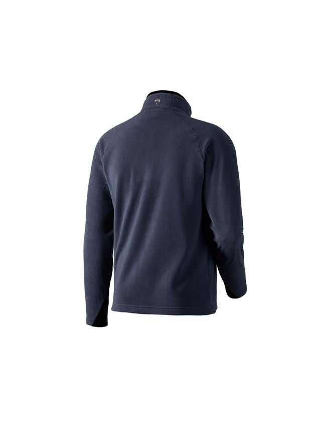 Koszulki | Pulower | Koszule: Bluza Troyer z mikropolaru dryplexx® micro + granatowy 3