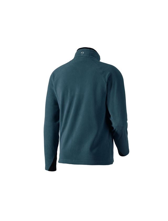 Koszulki | Pulower | Koszule: Bluza Troyer z mikropolaru dryplexx® micro + niebieski morski 3