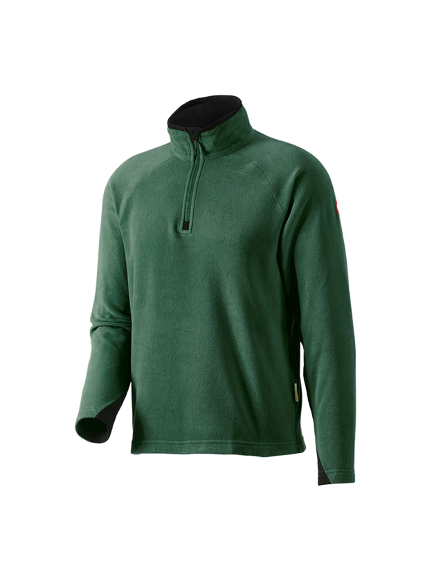 Ciesla / Stolarz: Bluza Troyer z mikropolaru dryplexx® micro + zielony