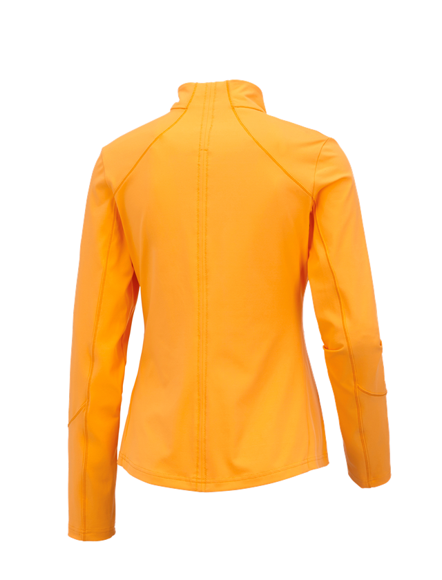 Koszulki | Pulower | Bluzki: e.s. Funkcyjna kurtka rozpinana solid, damska + jasnopomarańczowy 1