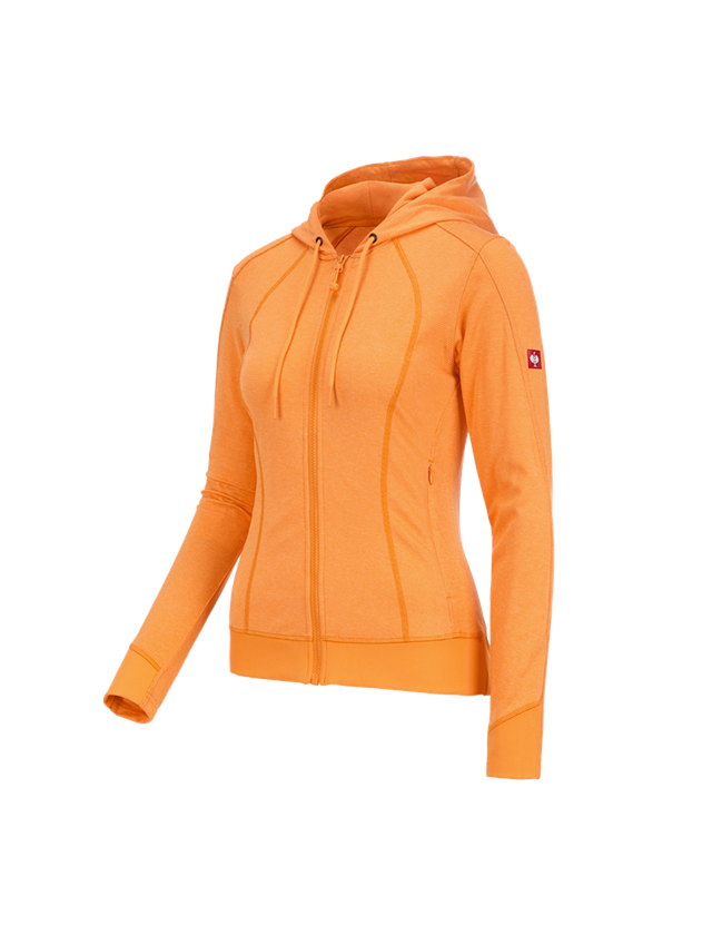 Kurtki robocze: e.s. Funkcyjna kurtka z kapturem stripe, damska + jasnopomarańczowy