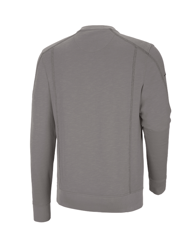 Koszulki | Pulower | Koszule: Bluza cotton slub e.s.roughtough + popielaty 1
