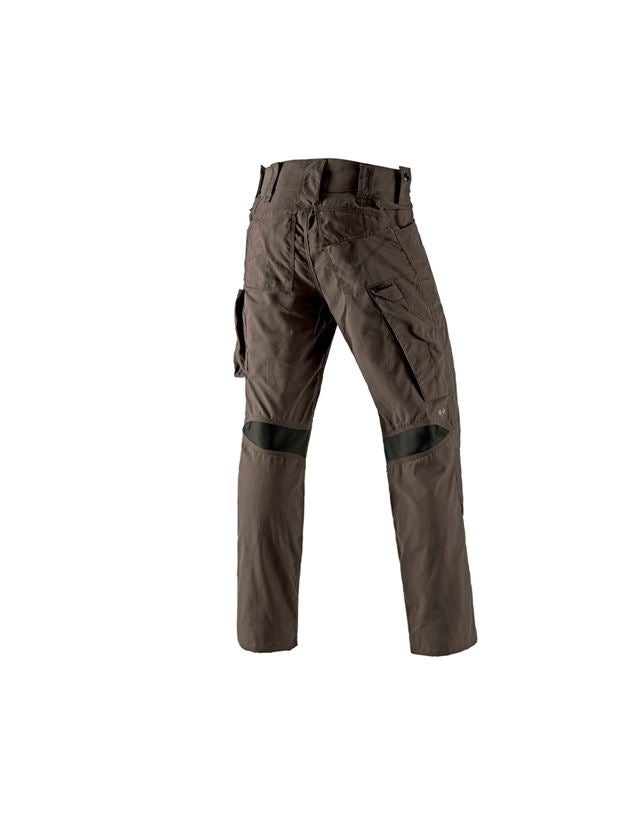 Spodnie robocze: e.s. Spodnie do pasa cotton touch + kora 1