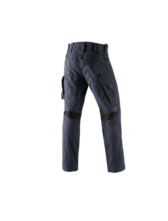Spodnie robocze: e.s. Spodnie do pasa cotton touch + niebieski ciemny 3