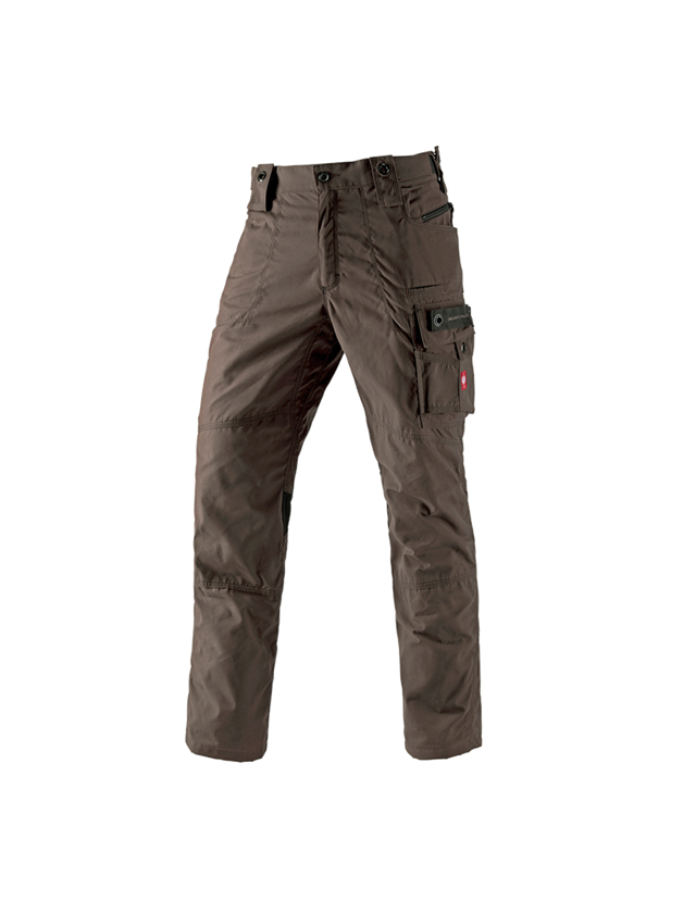 Spodnie robocze: e.s. Spodnie do pasa cotton touch + kora