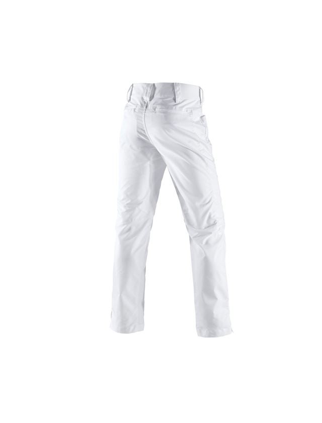 Spodnie robocze: e.s. Spodnie robocze base, męskie + biały 1