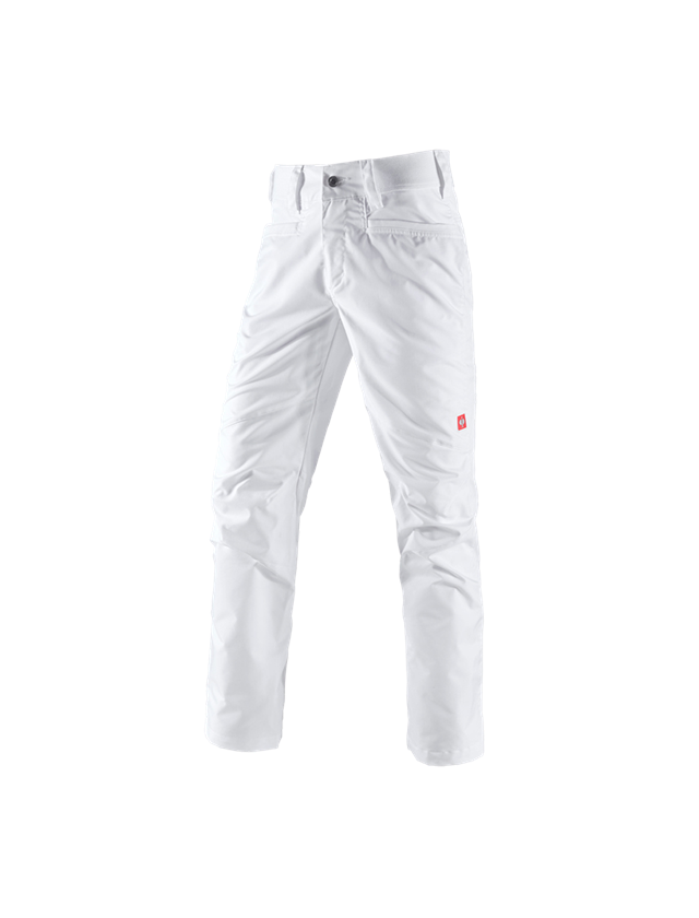 Tematy: e.s. Spodnie robocze base, męskie + biały