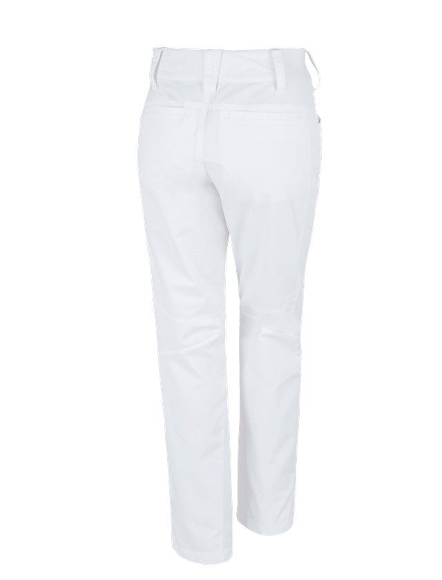 Tematy: e.s. Spodnie robocze base, damskie + biały 1