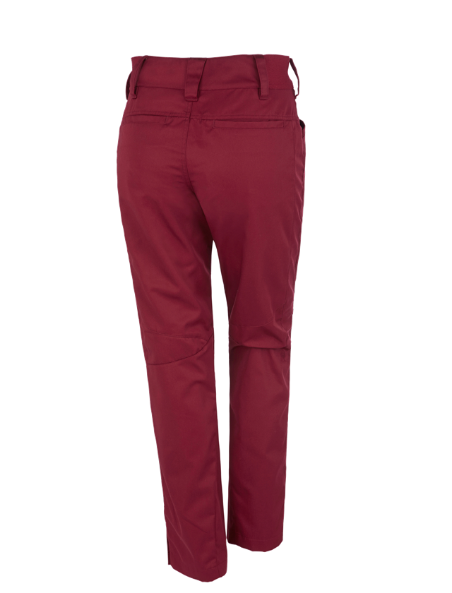 Spodnie robocze: e.s. Spodnie robocze base, damskie + rubinowy 1