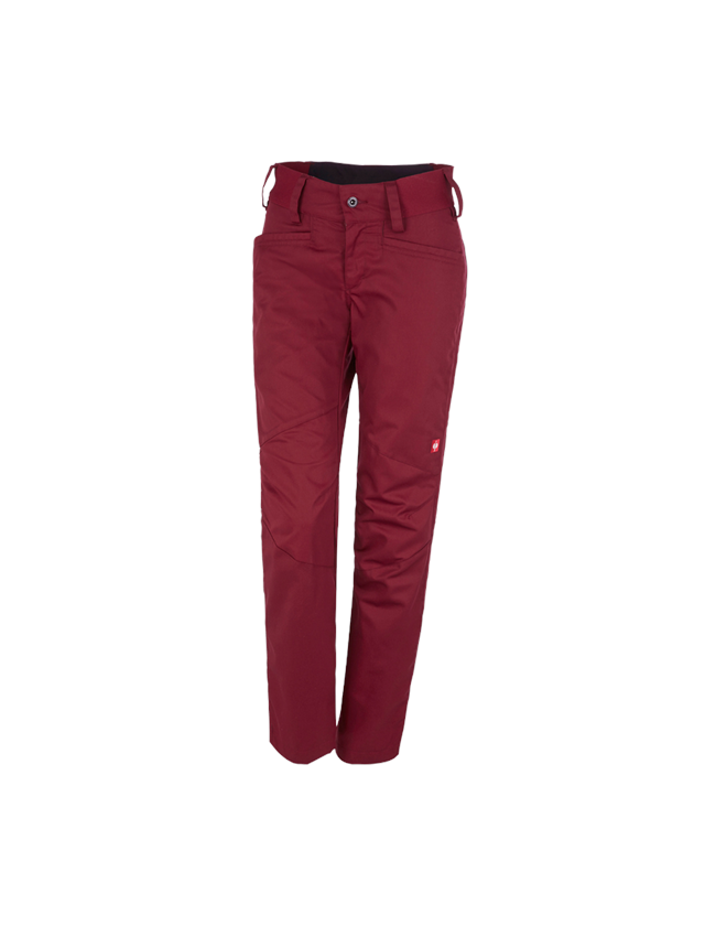 Spodnie robocze: e.s. Spodnie robocze base, damskie + rubinowy