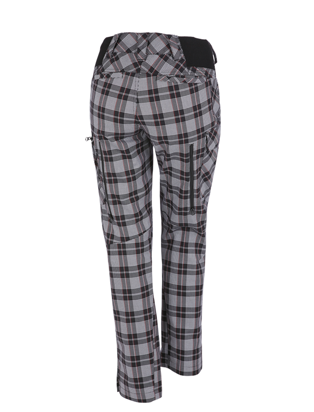 Spodnie robocze: e.s. Spodnie robocze pocket, damskie + czarny/biały/czerwony 1