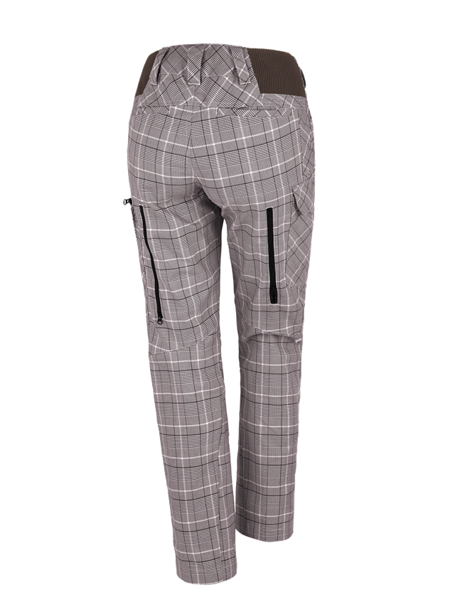 Spodnie robocze: e.s. Spodnie robocze pocket, damskie + kasztanowy/biały 1