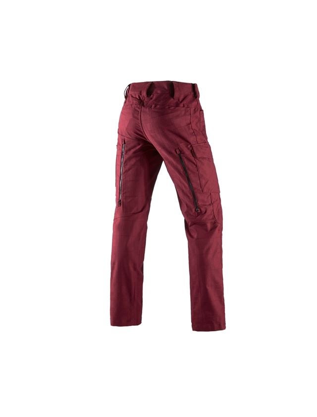 Spodnie robocze: e.s. Spodnie robocze, męskie + rubinowy 1