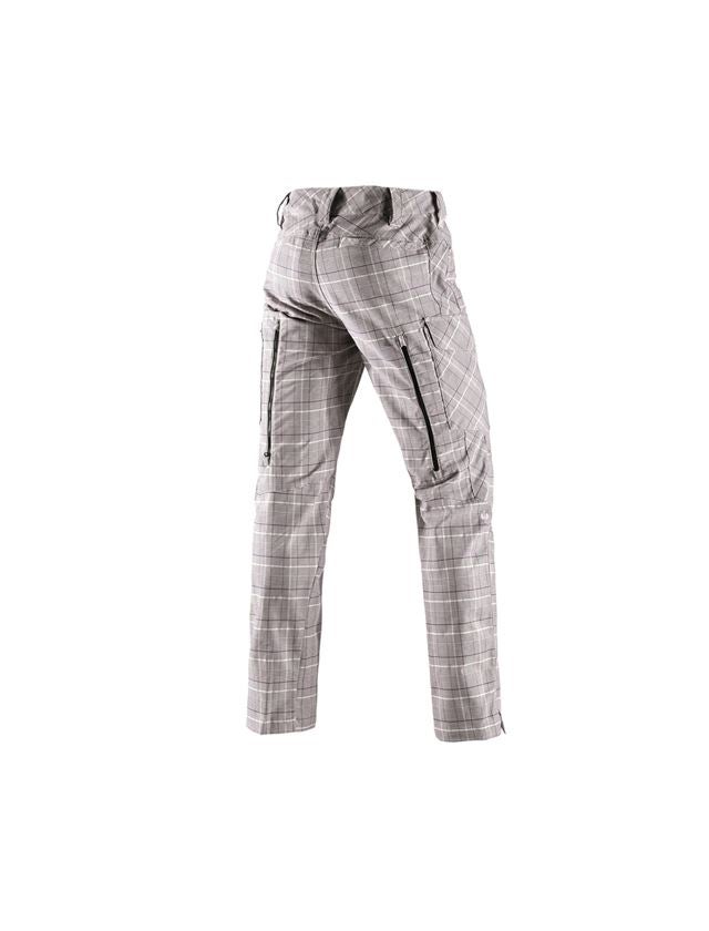 Spodnie robocze: e.s. Spodnie robocze, męskie + kasztanowy/biały 1