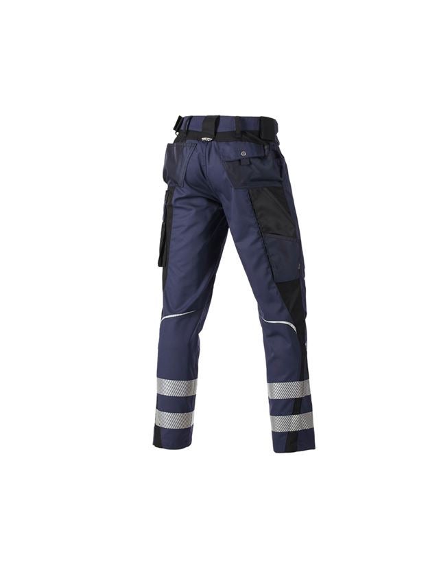 Spodnie robocze: Spodnie do pasa Secure + granatowy/czarny 1