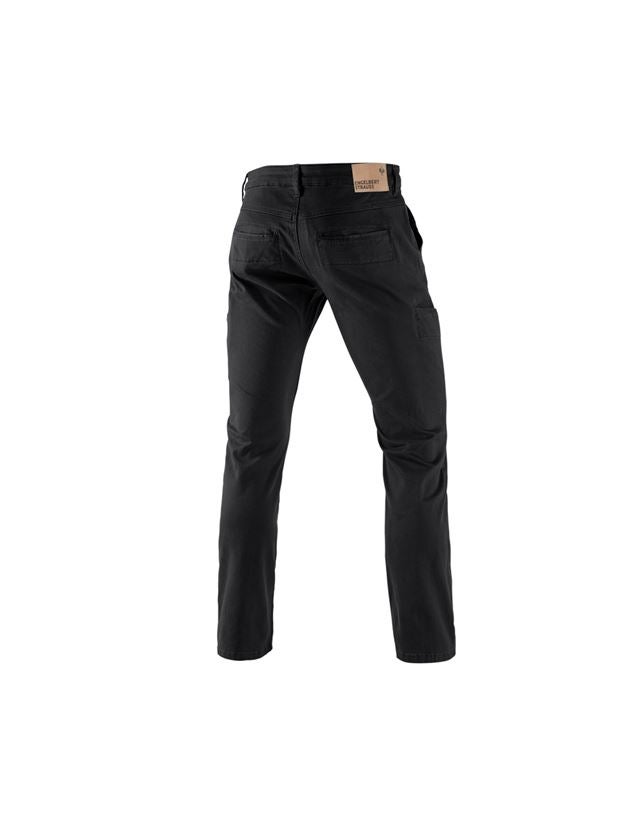 Spodnie robocze: e.s. Spodnie robocze chinosy, męskie + czarny 1