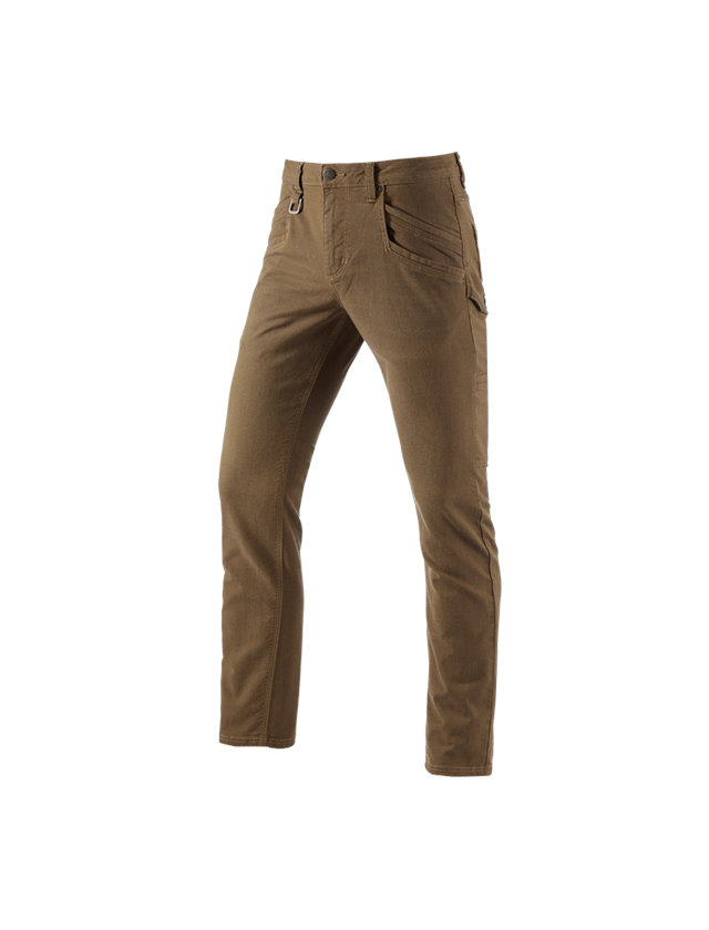 Spodnie robocze: Spodnie wielokieszeniowe e.s.vintage + sepia 2