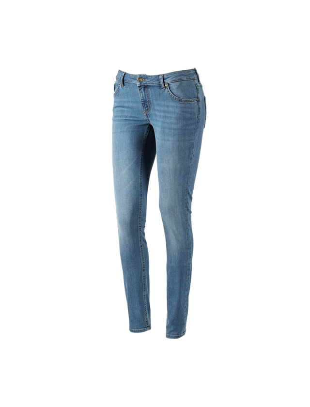 Spodnie robocze: e.s. Jeansy 5-kieszeniowe stretch, damskie + stonewashed 2