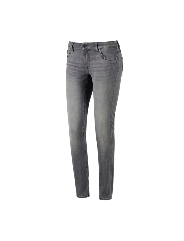 Spodnie robocze: e.s. Jeansy 5-kieszeniowe stretch, damskie + graphitewashed 1
