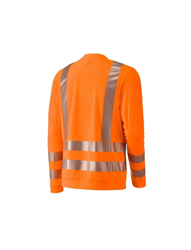 Koszulki | Pulower | Koszule: e.s. Bluzka funkcyjna ostrzegawcza długi rękaw + pomarańczowy ostrzegawczy 1