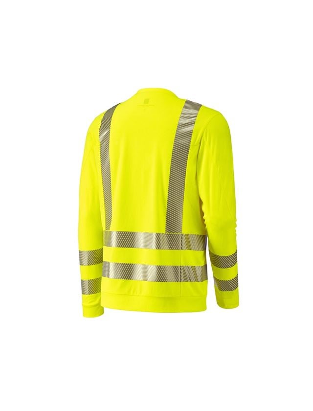Koszulki | Pulower | Koszule: e.s. Bluzka funkcyjna ostrzegawcza długi rękaw + żółty ostrzegawczy 1
