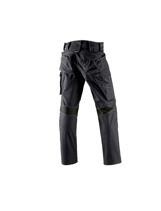 Spodnie robocze: Spodnie do pasa e.s.roughtough + czarny 3