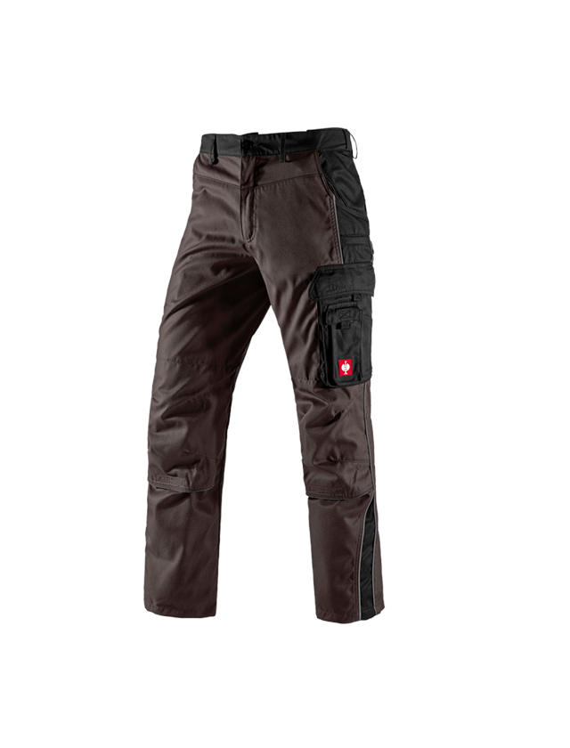 Spodnie robocze: Spodnie do pasa e.s.active + brązowy/czarny 2